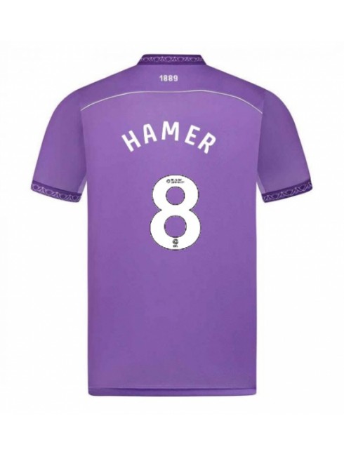 Moški Nogometna dresi replika Sheffield United Gustavo Hamer #8 Tretji 2025-26 Kratek rokav Moški Nogometna dresi replika Sheffield United Gustavo Hamer #8 Tretji 2025-26 Kratek rokav